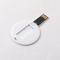 La carta di credito del UDP 128GB USB attacca 2,0 il logo della stampa di Mini Round Shapes CMYK