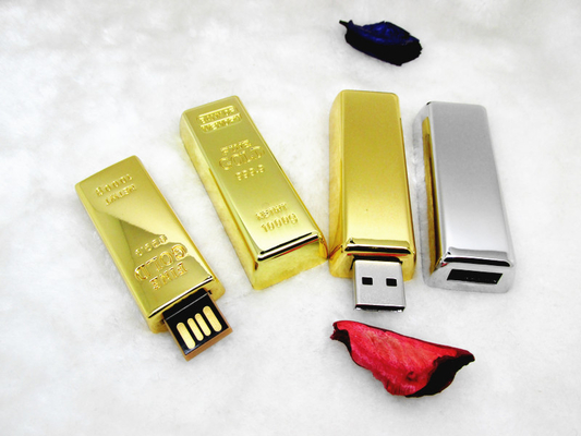 Lettura di Antivari di oro del metallo 2,0 USB e velocità veloci 64GB 128GB di scrittura