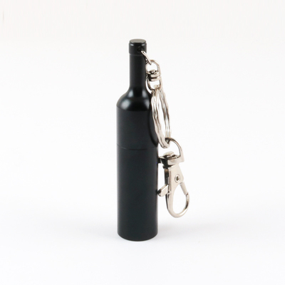 La bottiglia di vino ha modellato la chiavetta USB 3,0 con il logo dell'OEM di Ring And del metallo