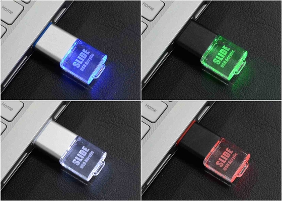 Incisione di logo Led Light Crystal Usb Stick Oem Odm