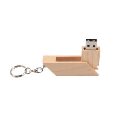 Dischi flash USB di legno rettangolare oggetto legno di bambù/legno di acero supporto OEM 0°C a 60°C