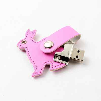 Stampa del logo / Intaglio in pelle USB Flash Drive Supporto Crittografia / Caricamento della data