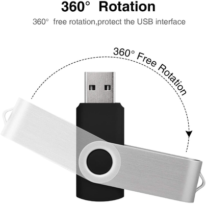 Cartuccia USB in plastica bianca Materiale riciclabile caratteristico Memoria completa Grado A