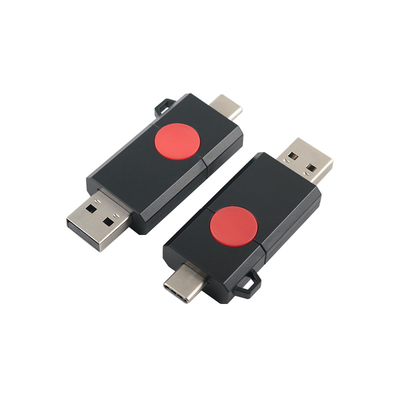 USB 3.0 e unità flash di tipo C con flash in plastica e logo personalizzato