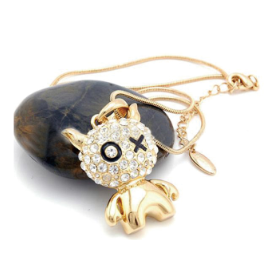 Chiavetta USB con collana a forma di gatto, logo personalizzato e memoria, ottimo come regalo per le feste