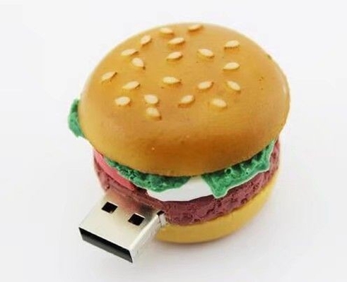 Forme della chiavetta USB di Sahped dell'alimento fatte dal porto del materiale di simulazione da 2,0 3,0