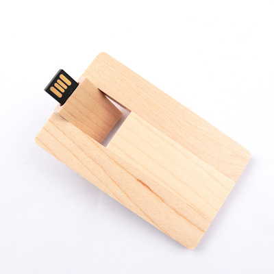 UDP Chips Inside di USB di legno della carta dell'azionamento istantaneo dell'acero della stampa 16GB 32GB 64GB di CMYK