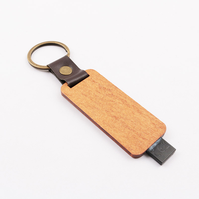 Norma europea di goffratura di cuoio di legno della chiavetta USB 80MB/S di Logo Gift