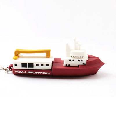 la barca 3D modella il PVC ha personalizzato la prova delle chiavette USB 128GB H2