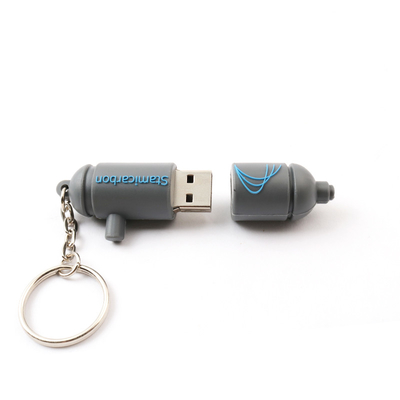 2,0 il PVC molle personale 3,0 15MB/S ha personalizzato le chiavette USB con l'anello portachiavi