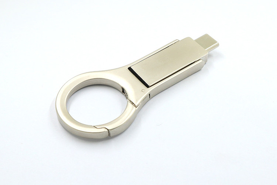 Chiavette USB d'argento del metallo OTG 2,0 memory stick del Usb C di 32GB 128GB
