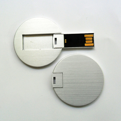 Il FCC dell'istantaneo 2,0 del UDP dei bastoni di Mini Round Credit Card USB del metallo ha approvato