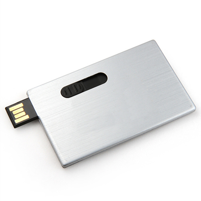 Impermeabilizzi la chiavetta USB ultra sottile 2,0 15MB/S 128GB della carta di credito