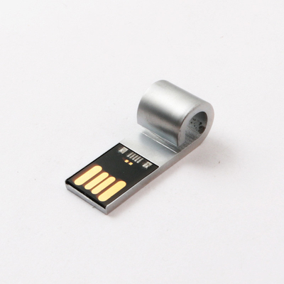 Memory stick a forma di di USB 2.0 del laser Logo Silver della chiavetta USB del metallo del fischio