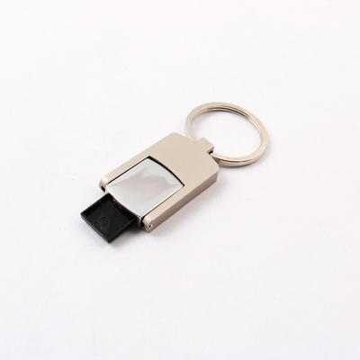 2,0 UDP Chip Silver Body With Keyring istantaneo della chiavetta USB del metallo