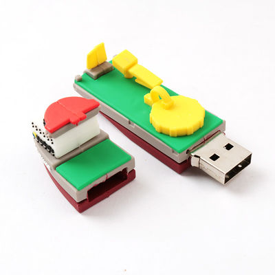3D copiano la nave di navigazione reale dell'unità USB del PVC hanno personalizzato le forme
