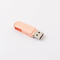 Rose Gold Metal Color unità USB di torsione di 360 gradi che carica i dati liberi