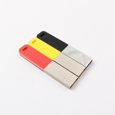 Silver Shiny USB Pen Drive 2.0 64GB 128GB 20MB/S Logo e scatola personalizzati