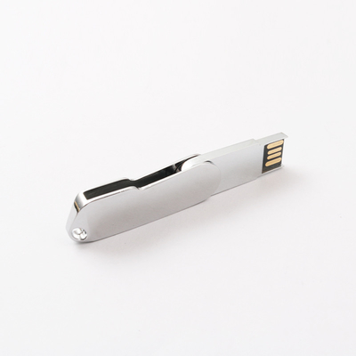 Twist Metal USB 2.0 Flash Drive Con Portachiavi, 32GB 64GB 128GB Chip UDP veloce
