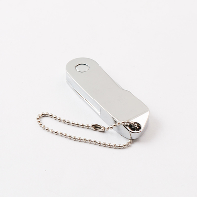 Twist Metal USB 2.0 Flash Drive Con Portachiavi, 32GB 64GB 128GB Chip UDP veloce
