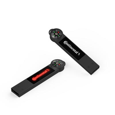 Un'unità flash USB personalizzata in metallo/plastica con logo e foto personalizzate
