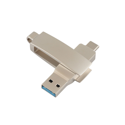 La chiavetta USB d'argento di Matt Fast Speed Type C del corpo ha superato H2 la prova l'UE Standrad