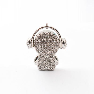 Cute musicista collana 16GB Crystal Usb Stick 20mbs