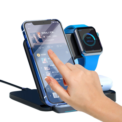 Ricaricabile portatile pieghevole da 15W Samsung Fast Wireless Charger con telefono