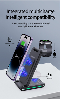 Distanza di trasmissione ≤ 6 mm Caricabatterie wireless multifunzione con efficienza di ricarica ≥ 73%