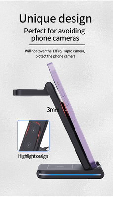 Distanza di trasmissione ≤ 6 mm Caricabatterie wireless multifunzione con efficienza di ricarica ≥ 73%