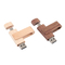 USB A e tipo c Unità flash USB in legno con tipo di interfaccia USB2.0/3.0 per il trasferimento rapido di dati