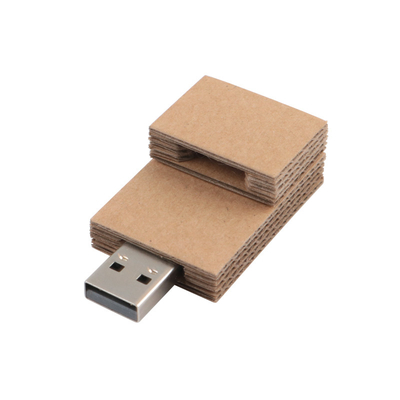 Dischi flash USB di carta rettangolare Materiale ecologico USB 2.0 e USB 3.0