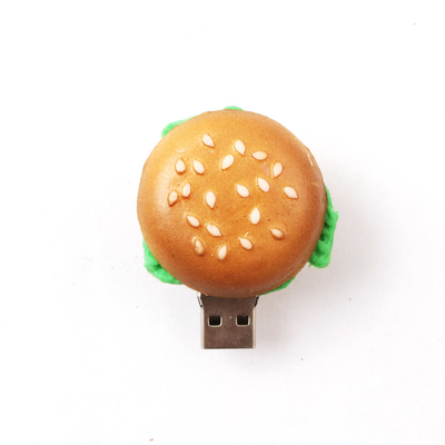 KFC McDonald's Hamburger in forma di unità flash USB personalizzate per regali aziendali di cibo artificiale