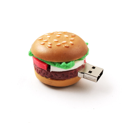 KFC McDonald's Hamburger in forma di unità flash USB personalizzate per regali aziendali di cibo artificiale