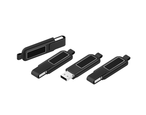 Portatile Cover in cuoio chiave metallo USB Flash Drive 64GB 128GB 30MB/S