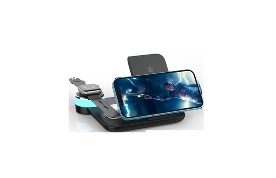 2.5W Fast Wireless Charging Stand per orologi e 3W per cuffie ad alta efficienza