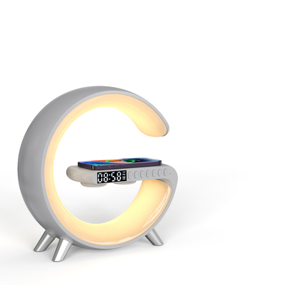 Con LED con orologio con altoparlante con Bluetooth wireless charger fast 15W
