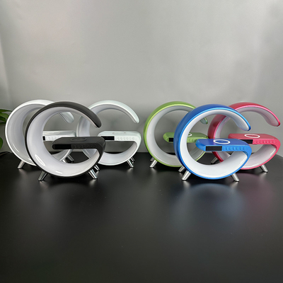 Con LED con orologio con altoparlante con Bluetooth wireless charger fast 15W