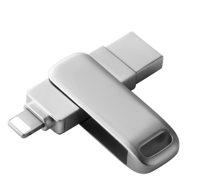 Le unità flash USB di tipo metallo C con caricamento dati e supporto impermeabile