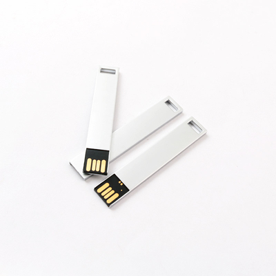 Dischi flash USB in metallo in argento o su misura -20°C a 85°C per il tuo business