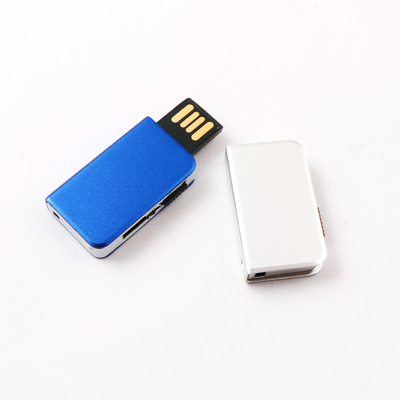 Dischi flash USB in metallo d'argento personalizzati Toshiba Chips flash all'interno