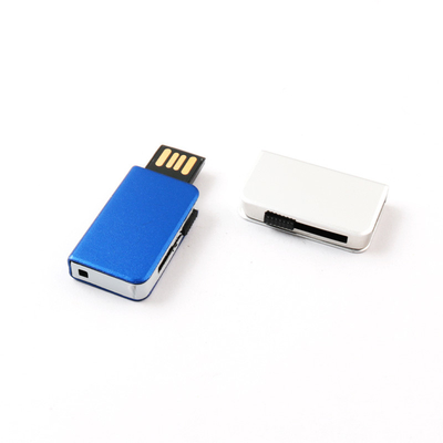 Dischi flash USB in metallo d'argento personalizzati Toshiba Chips flash all'interno