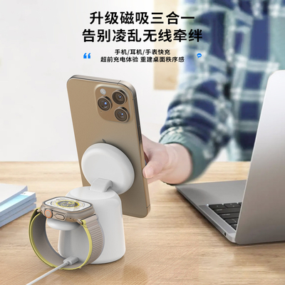 Efficienza di ricarica ≥75% Caricabatterie wireless multifunzione con ingresso di luce a spinner fidget 5V/2.1A