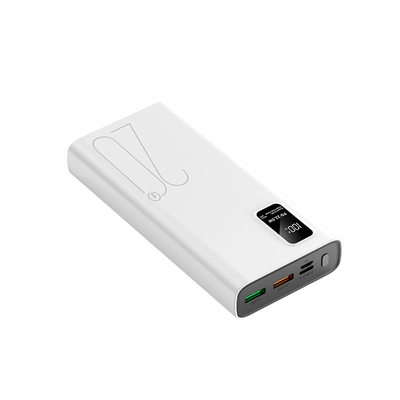 PC Portable Power Bank Batteria Bianco o Nero 5V Output Per ricarica smartphone