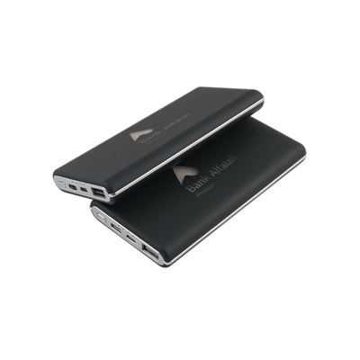 Li Polymer Portable Power Bank per dispositivi USB per smartphone - Bianco/Nero/Azzurro/Verde