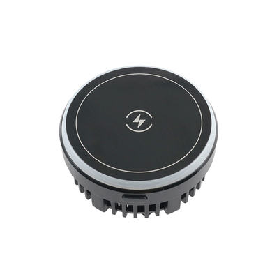 Caricabatterie senza fili per auto da 15W tipo magnetico con luce a LED e refrigerante