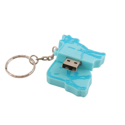 USB flash drive in PVC e silicone personalizzati con interfaccia USB 2.0/3.0