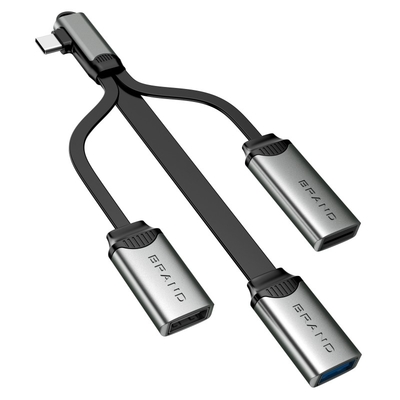 Cavo per la lettura per la scheda TF, la scheda SD, la scheda USB 2.0 e la scheda USB 3.0 per il trasferimento rapido dei dati