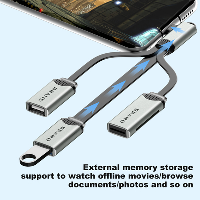 Cavo USB Hub per la lettura e la copia Anche l' adattatore USB Trasferimento rapido dei dati