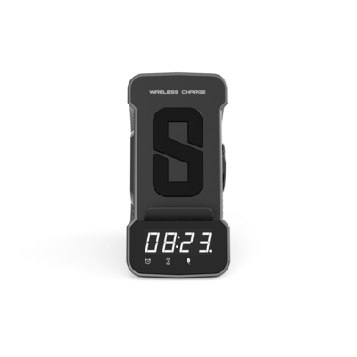 Con altoparlante Bluetooth caricabatterie wireless con orologio e caricabatterie veloce